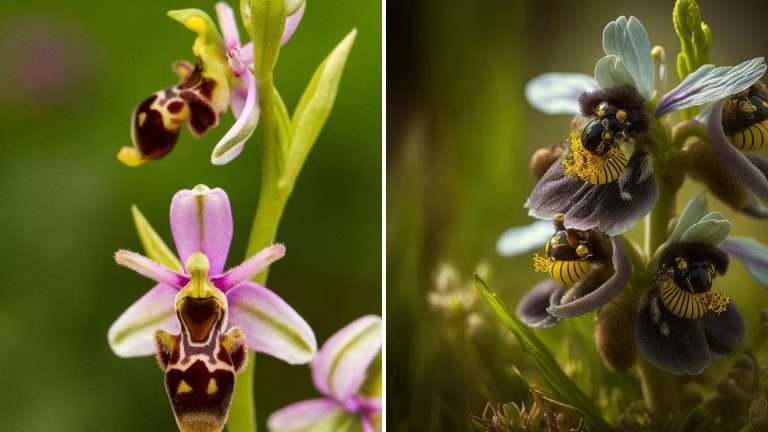 orquídea abeja